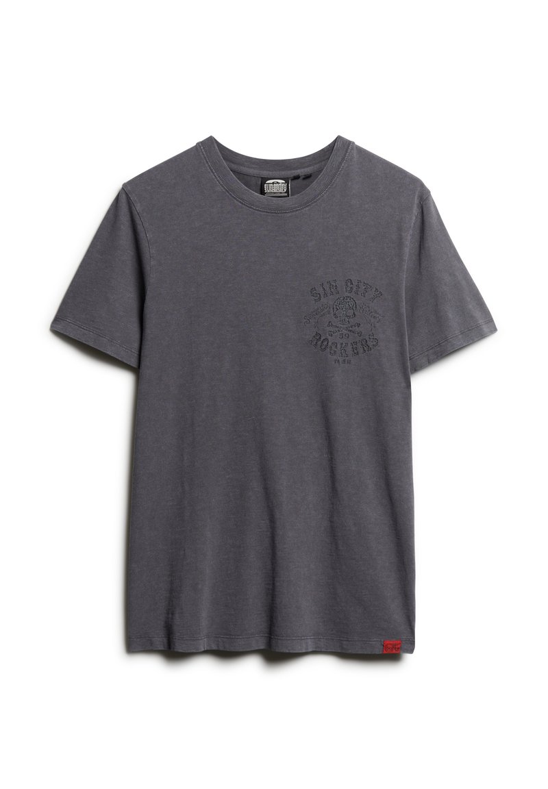 Superdry & Co T-shirt print grijs Superdry & Co T-shirt print grijs