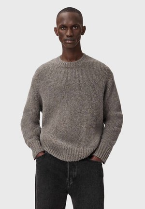 SAKU CREW - Strikkegenser - metal grey