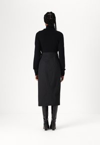 Patrizia Pepe GONNA SKIRT - Zīmuļsvārki - black stripes