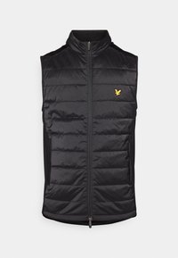 WADDED GOLF GILET - Waistcoat - jet black