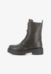 Seleccionado, marrón oscuro