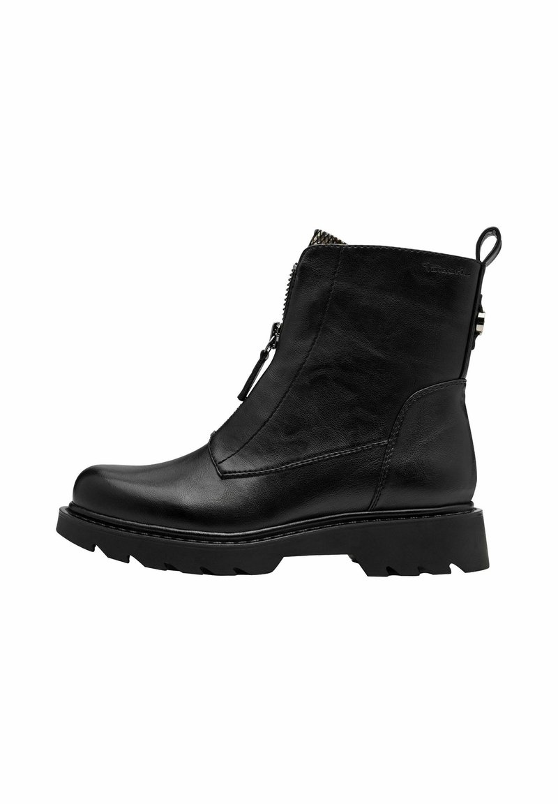 Tamaris Botines con plataforma - black snake