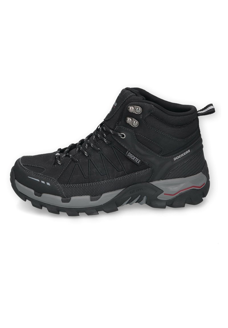 Herren Schnürboots | Dockers by Gerli Schnürstiefelette schwarz - XQ88139 Herren Schnürboots | Dockers by Gerli Schnürstiefelette schwarz - XQ88139