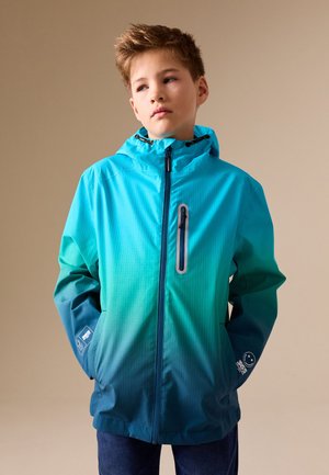 Next, REGULAR FIT - WATERPROOF ANORAK JACKET  . - Outdoorjakke - blue/green dip dye