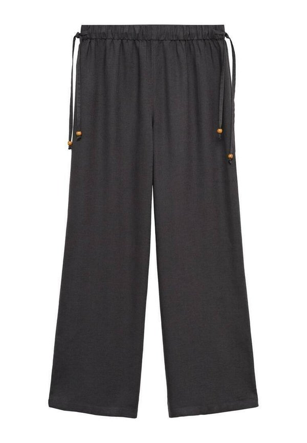 Trousers - šedá antracit4