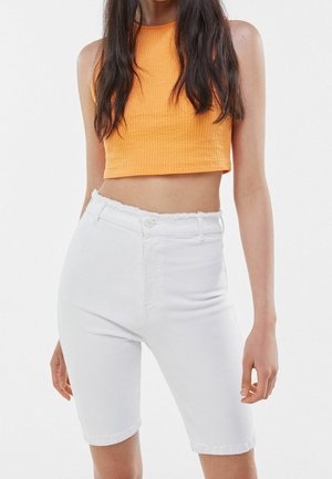 Jeansshorts - white