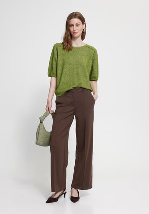 ICHI, IHKATE SUS OFFICE WIDE PA - Pantaloni - chicory coffee