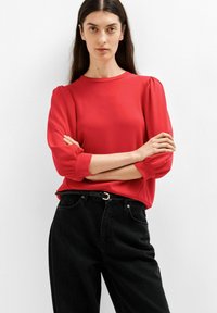 Selected Femme SLFTENNY 3/4 NOOS - Sweater - flame scarlet