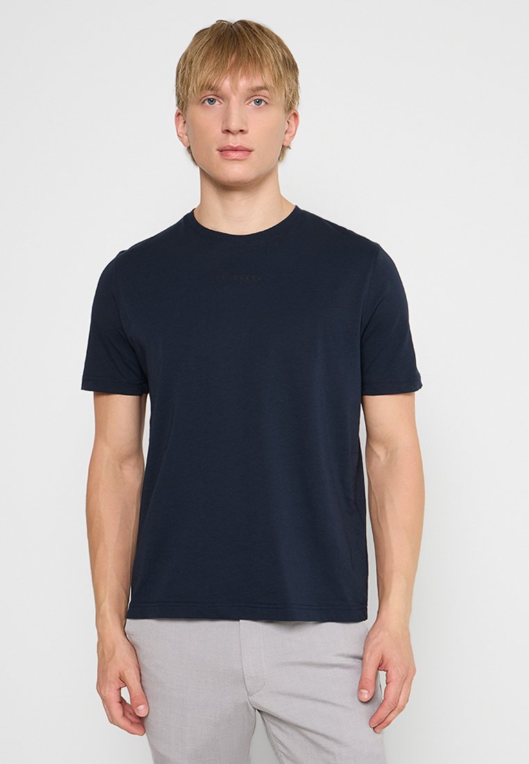 Ted Baker T-shirt basic donkerblauw