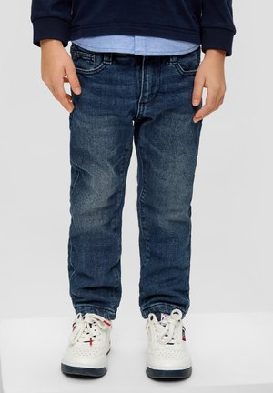 s.Oliver MID RISE - Straight leg jeans - blau