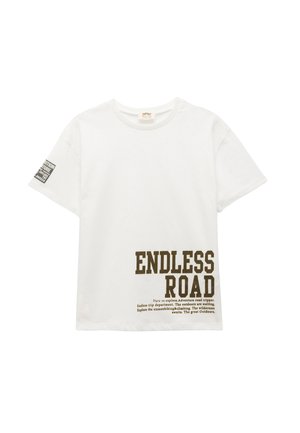 Camiseta estampada - beige