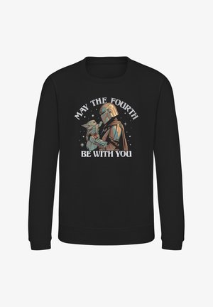 Star Wars STAR WARS THE MANDALORIAN FOURTH BE WITH YOU - Sweatshirt - black