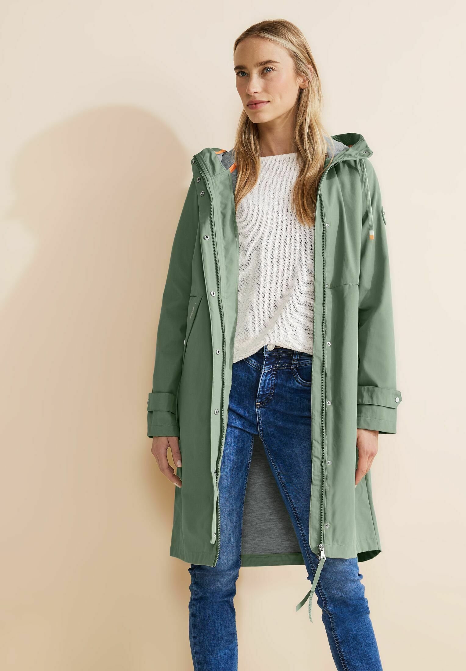 Windbreaker Street One Jacke Hellblau STREET-ONE Langer