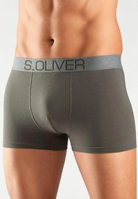 s.Oliver RETRO 4ER PACK BEQUEM  - Panties - bordeaux marine khaki anthrazit