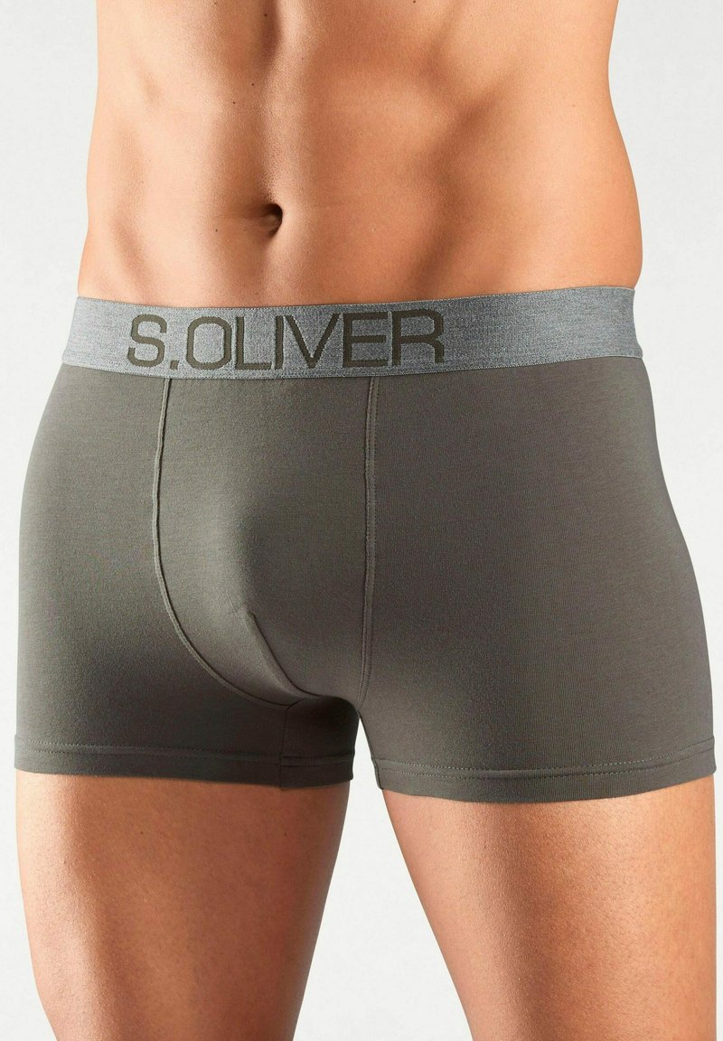 s.Oliver RETRO 4ER PACK BEQUEM  - Panties - bordeaux marine khaki anthrazit