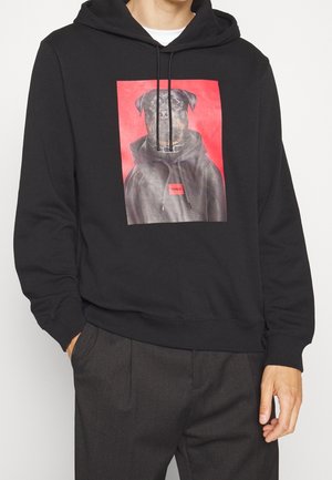 Mikina s kapucí - black