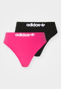 adidas Originals THONG 2 PACK - String - pink/black/rose - ZALANDO.FR