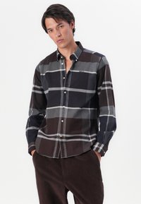 Barbour STRETCH - Broek - dark oak