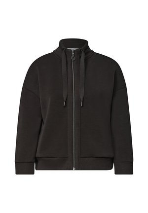 Street One, Knee-Length Corduroy Skirt with Button Placket - Sweatjacke - black coffee