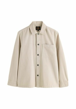 Next, REGULAR FIT - POCKET CANVAS SHACKET - Cămașă - ecru