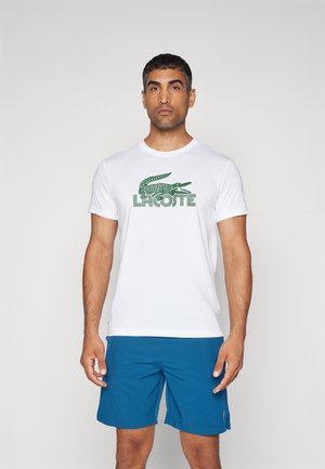 Lacoste Sport TEE TURTLE NECK  - Sporta krekli - white/green