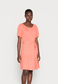GAP FOREVERSOFT TIERED DRESS - Vestido de dia - pink reef
