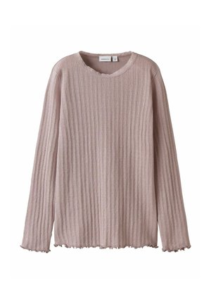 MIT LANGEN ÄRMELN REGULAR FIT - Pullover - shadow gray