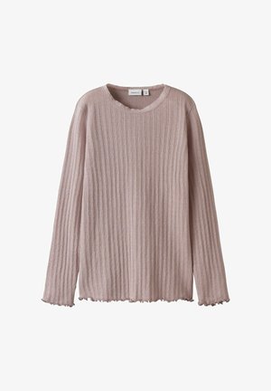MIT LANGEN ÄRMELN REGULAR FIT - Jersey de punto - shadow gray