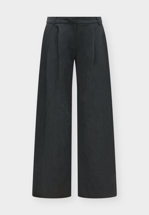 Weekday, PLEATED SUITING TROUSERS - Wide Leg - dark grey