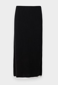 CONTRAST SKIRT - Pencil skirt - black/white