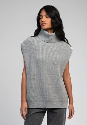 LARIANA - T-shirt basique - gris chine