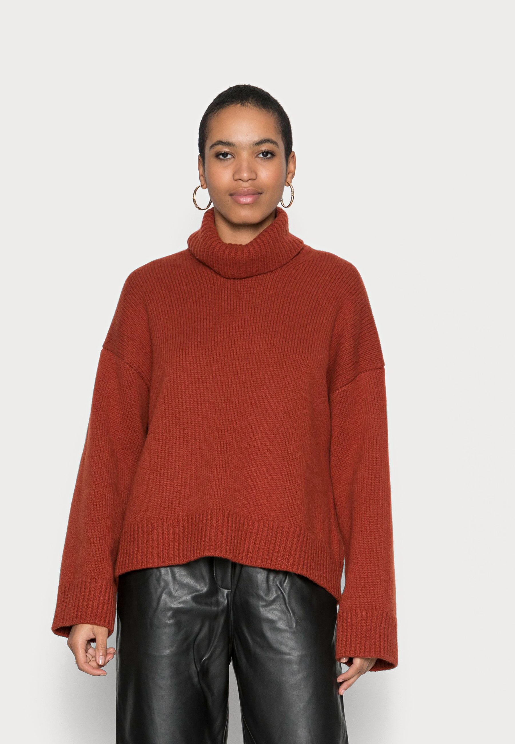 KEIK TURTLENECK - Jumper - red ochre 