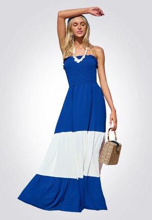 Cupshe Maxikleid - royal blue white
