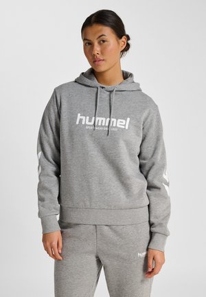 Hoodie - grey melange