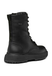 Geox Enkellaarsjes met plateauzool - black