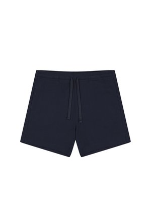 Șorturi de marină realizate dintr-un material din bumbac, având o talie elastică cu șnur și două buzunare laterale. Design simplu.