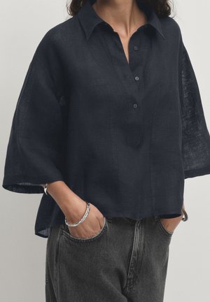 Massimo Dutti, Blouse - dark blue