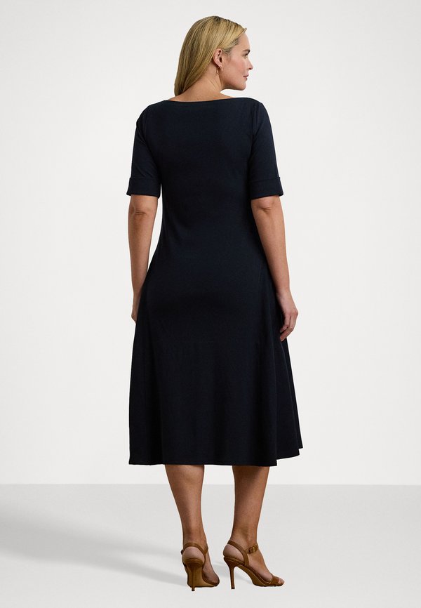 RIB-KNIT STRETCH COTTON MIDI DRESS - Day dress4