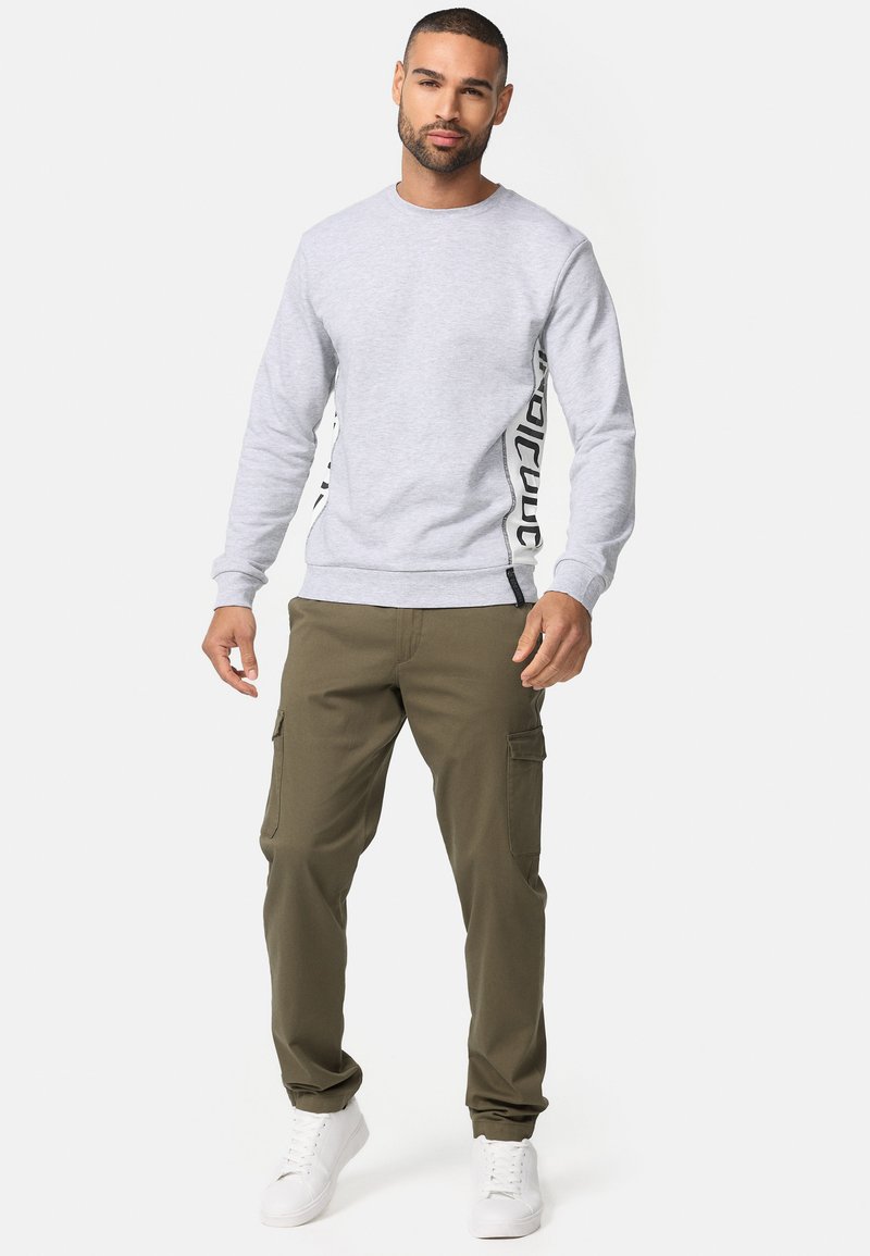 INDICODE JEANS WALSH - Pantaloni cargo - dk grey/grigio scuro