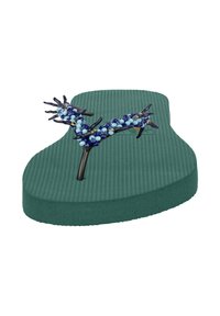 Uzurii PEPPI - Sandales tongs - forest green