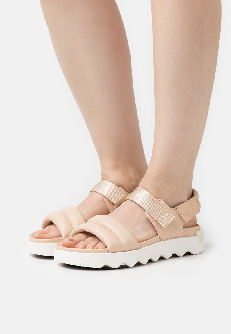 Sorel VIIBE - Platform sandals - nova sand/natura/beige - Zalando.co.uk