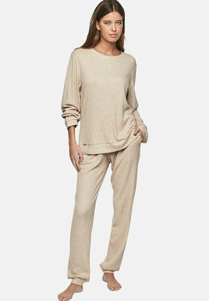 TOP MANCHES LONGUES CLOUD NINE SET - Pyjama - beige