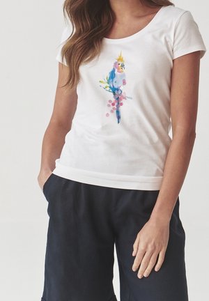 T-Shirt print - white