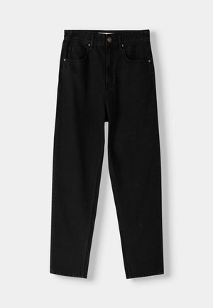Bershka LOOSE - Jeans Tapered Fit - black