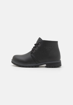CESANE MID - Členkové šnurovacie čižmy - black