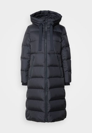 Marc O'Polo LONG COAT FEMININE SHAPE  WITH HOOD - Páperový kabát - deep blue sea