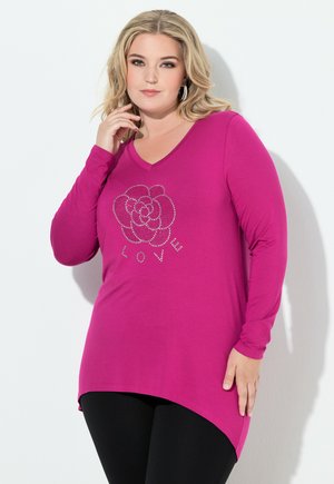 GLITZERBLUME - Camiseta de manga larga - dark hollyhock