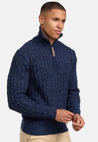 INDICODE JEANS HECTOR - Strickpullover - navy