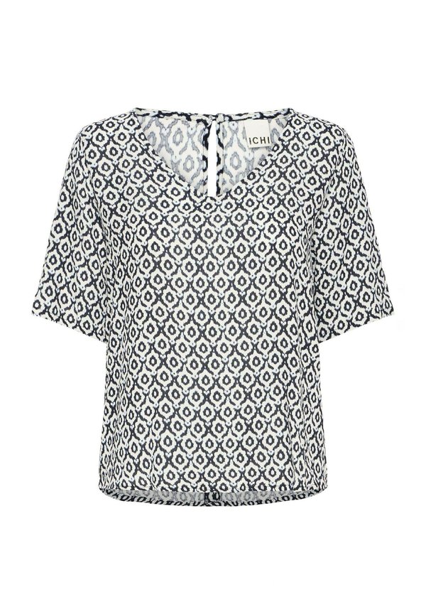 IHMARRAKECH - Blouse - total eclipse ikat tile aop3