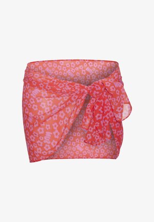 Paplūdimio reikmuo - rot pink bedruckt